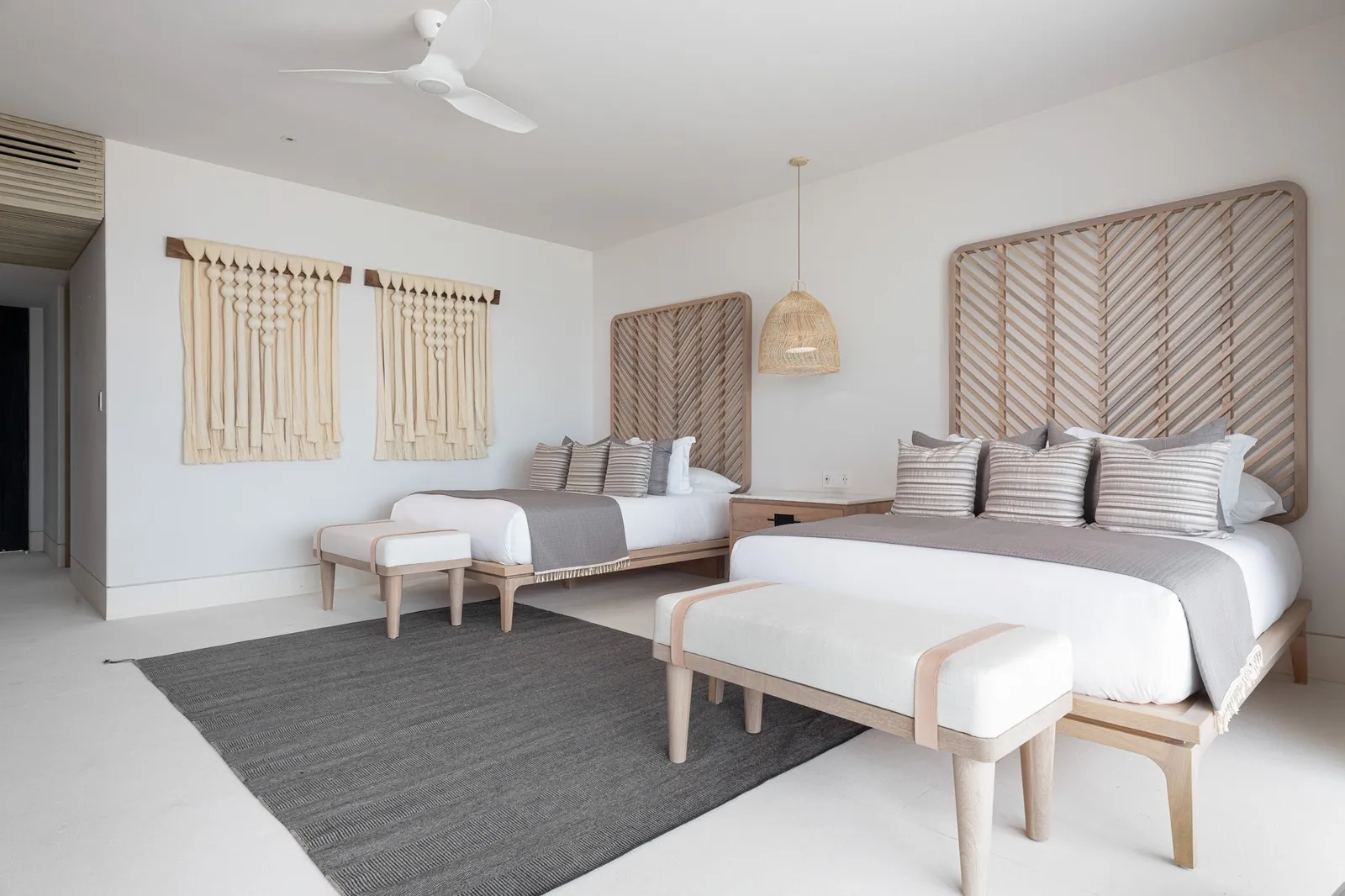 Ocean View Suite 3: two queen beds